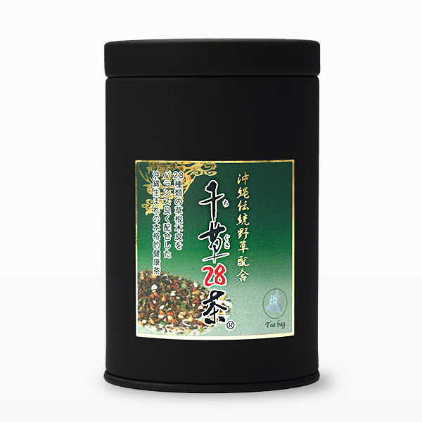 沖縄伝統野草配合　千草28茶　ティーバッグタイプ（茶缶入り）